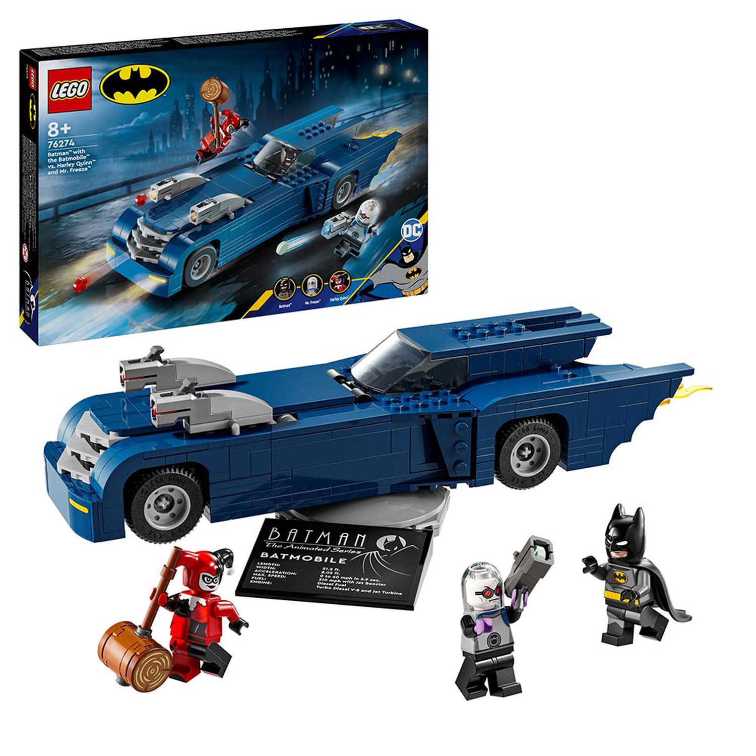 Lego Batman - Batman Con Batim&oacute;vil Vs. Harley Quinn Y Mr. Freeze - 76274 image number 0.0