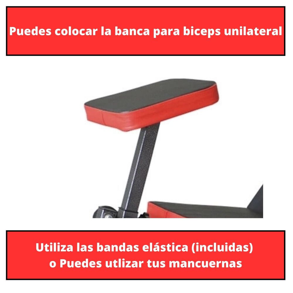 Banca Abdominal Pecho Piernas Inclinable image number 5.0