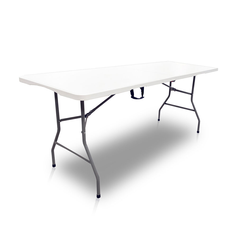 Mesa Plegable Camping 180 Cm Blanca image number 0.0