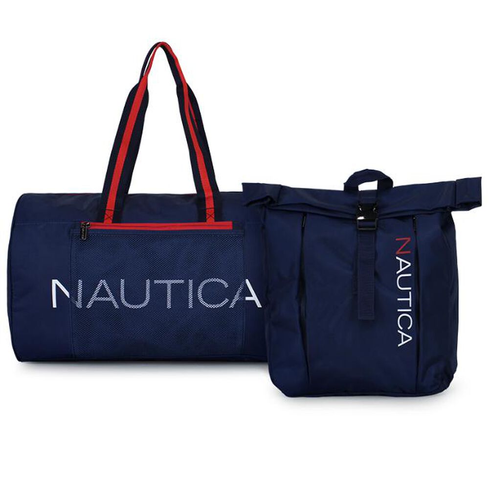Bolso Aries + Mochila Bend Azul Nautica image number 6.0