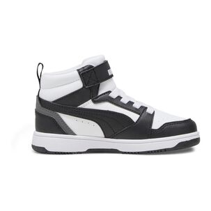 Zapatilla Urbana Ni&ntilde;o Puma Rebound V6 Mid Ac+ Ps Blanco/negro