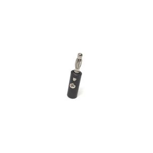 Conector Banana 4mm Macho Negro
