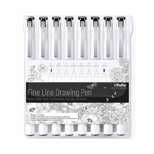 Ohuhu 8 Marcador Tiralíneas Para Dibujo.