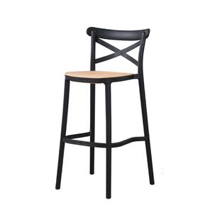 Taburete Alto De Polipropileno 75 Cm Para Barra Y Cocina