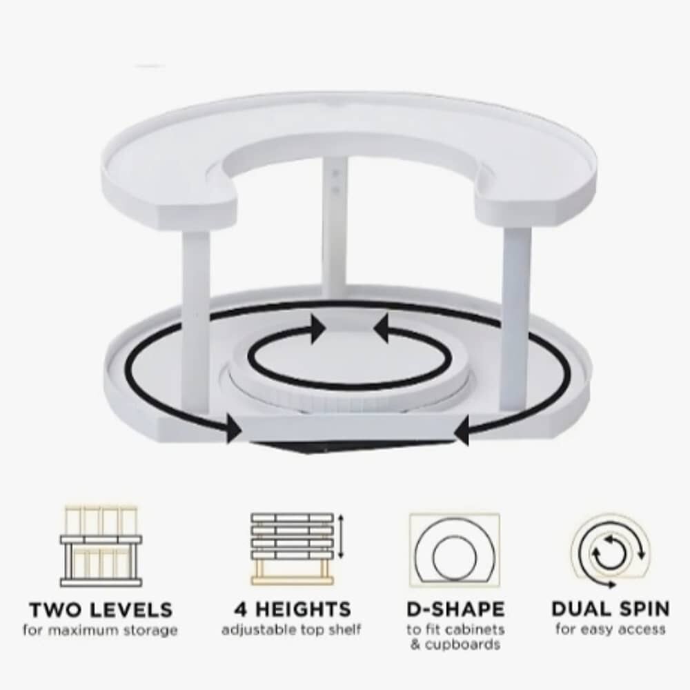 Organizador Especiero 2 Niveles Giratorio image number 2.0