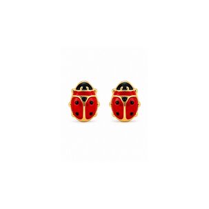 Aros Abridores China 5x6mm Oro 14k Ni&ntilde;a Hipoalerg&eacute;nicos Dorado