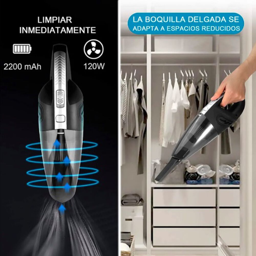 Aspiradoras Coche Aspiradoras Port&aacute;tiles Inal&aacute;mbricas Mano image number 2.0