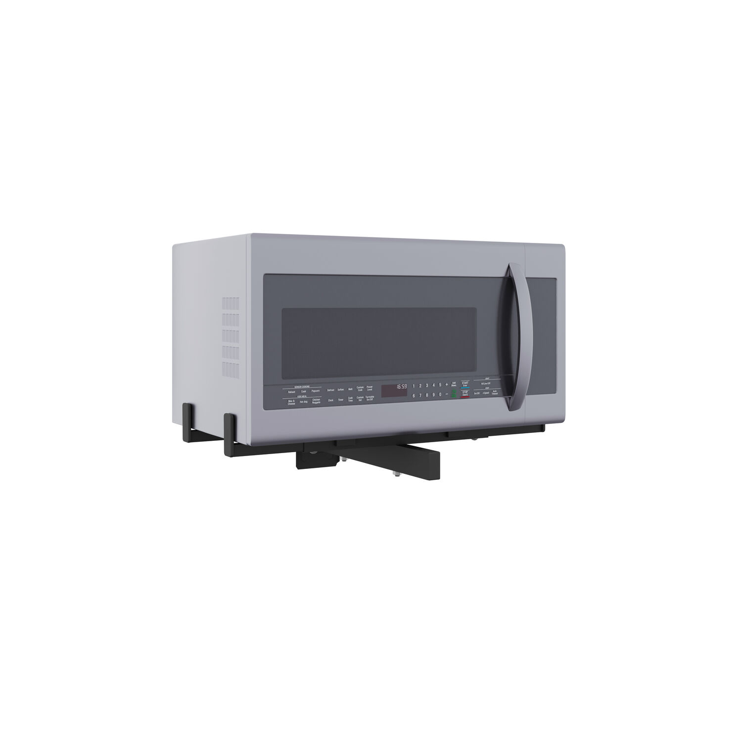Soporte Microondas C/tope 46cm Max. Negro Sbr3.4 Brasforma image number 5.0