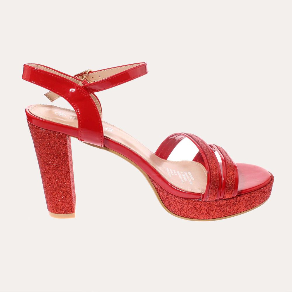 Zapato Tac&oacute;n Rojo Pand-g Art. 5pg23627red image number 3.0