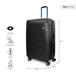 Maleta Grande 23k Milan Negro Penguin
