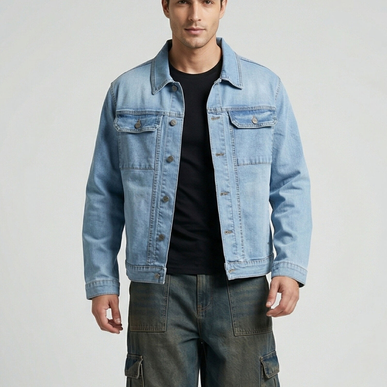 Chaqueta Mezclilla French Hombre image number 0.0