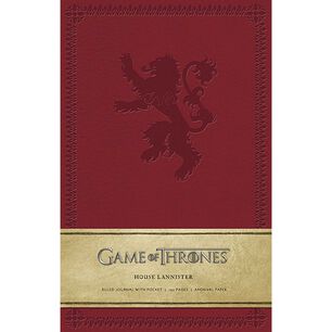 Game Of Thrones Libreta House Lannister Mediana Tapa Dura