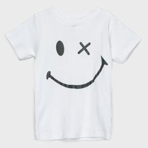 Polera Blanca Smile Algodón Peruano