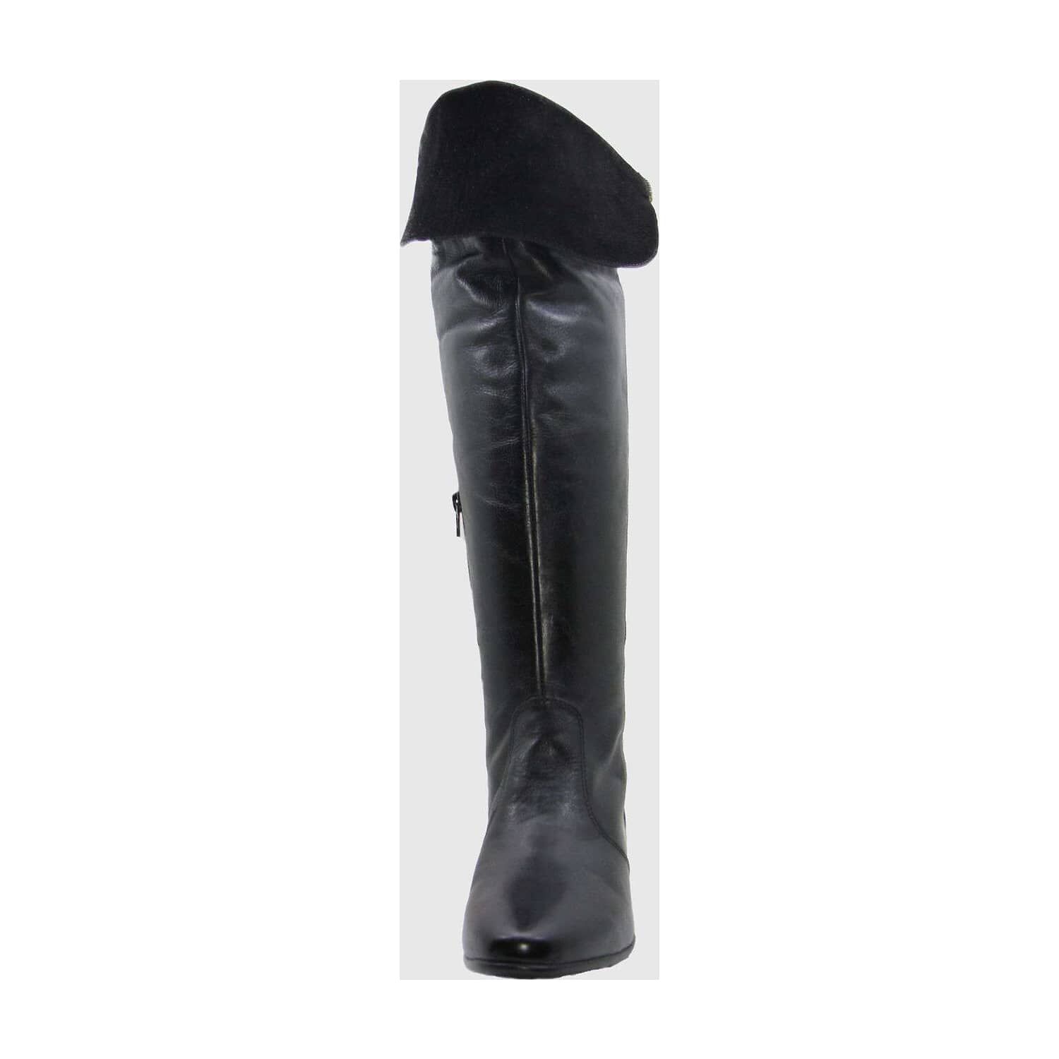 Bota Cuero Negro V&iacute;a Franca Art. 5916015preto image number 3.0