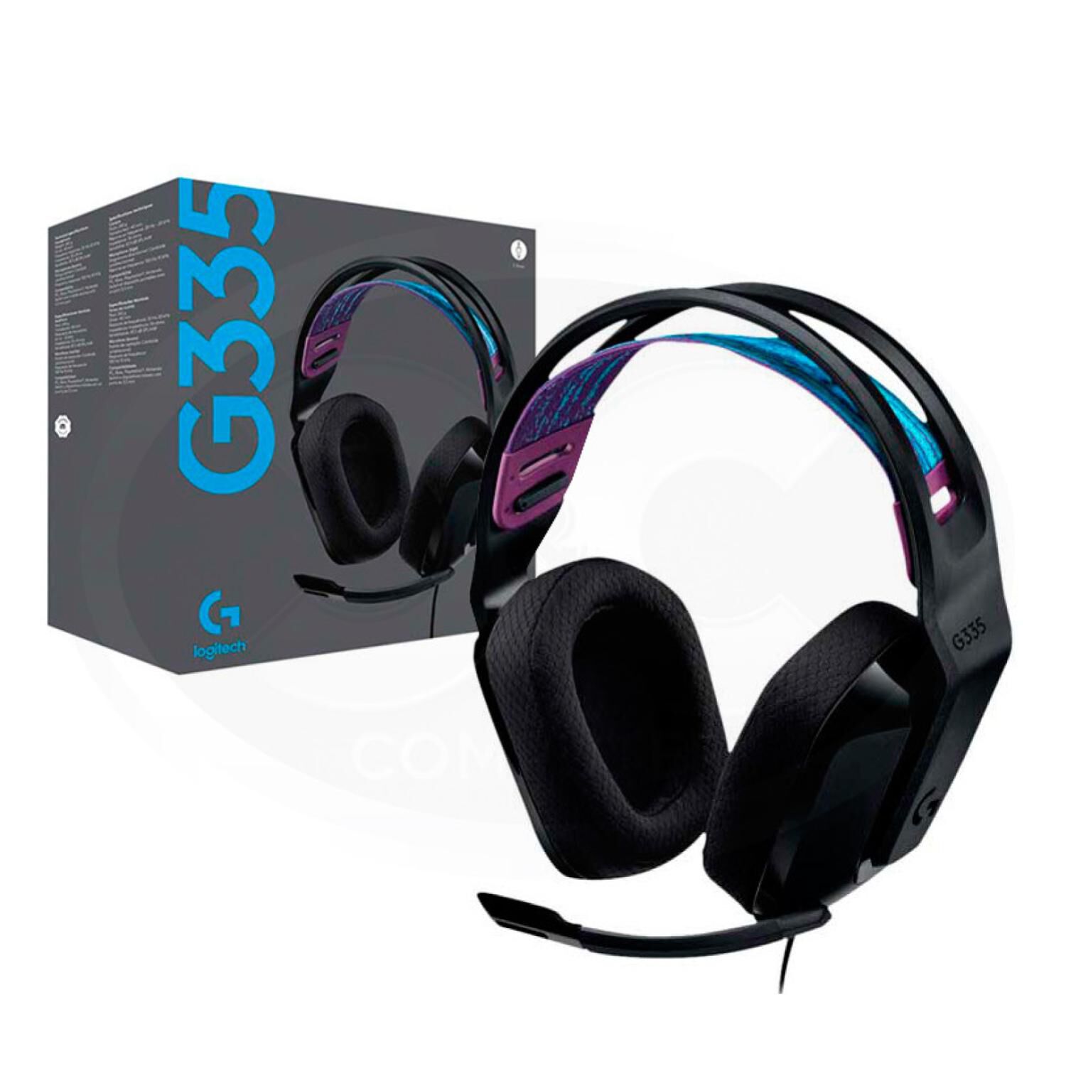 Audifono Gamer Jack 3.5 Pc Ps5 Ps4 Xbox Negro G335 image number 3.0