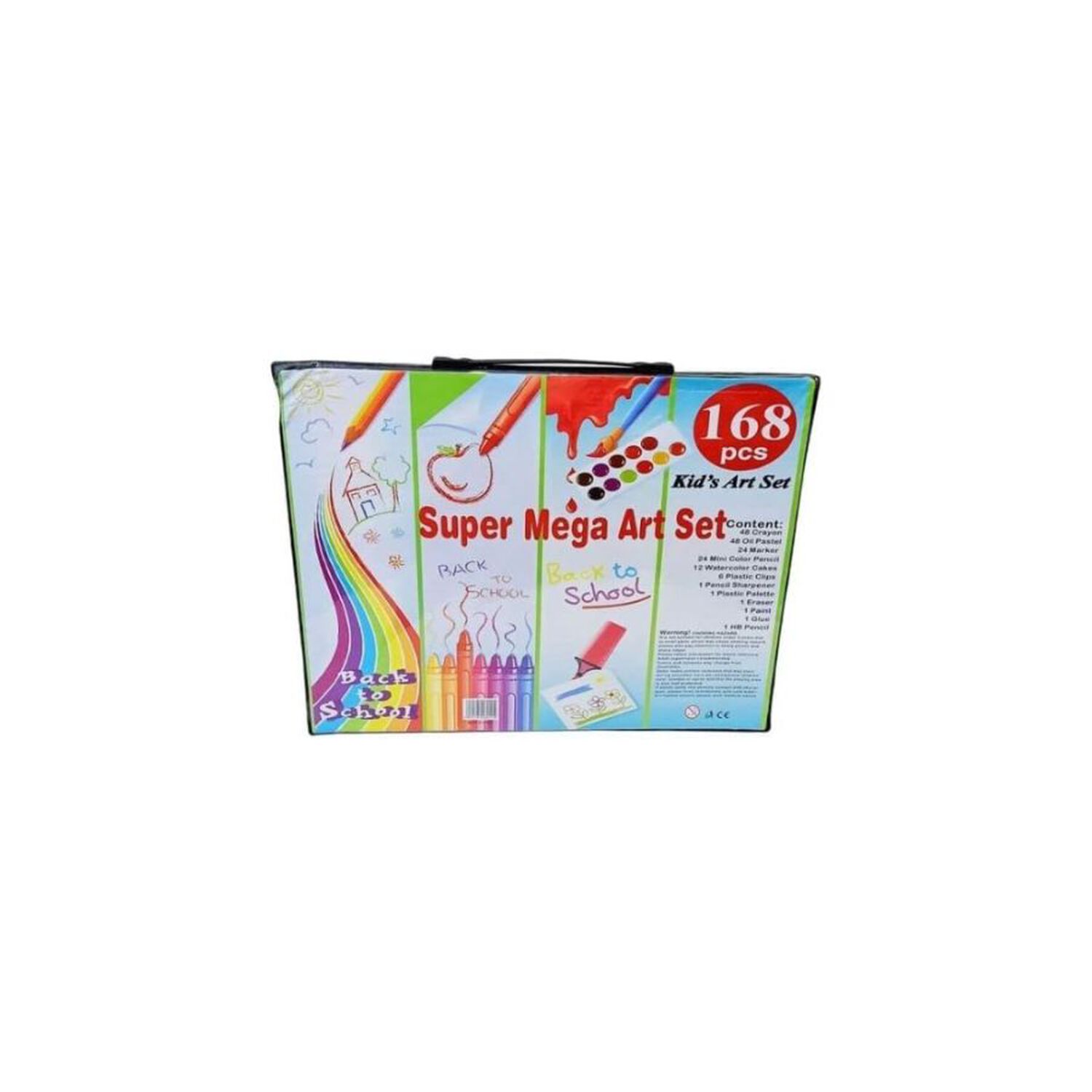 Set De Arte Para Colorear Pintar 168 Piezas Didactico Ni&ntilde;os image number 1.0