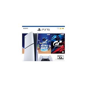 Consola PS5 Edición Disco + Juego Astro Bot + Juego Gran Turismo 7