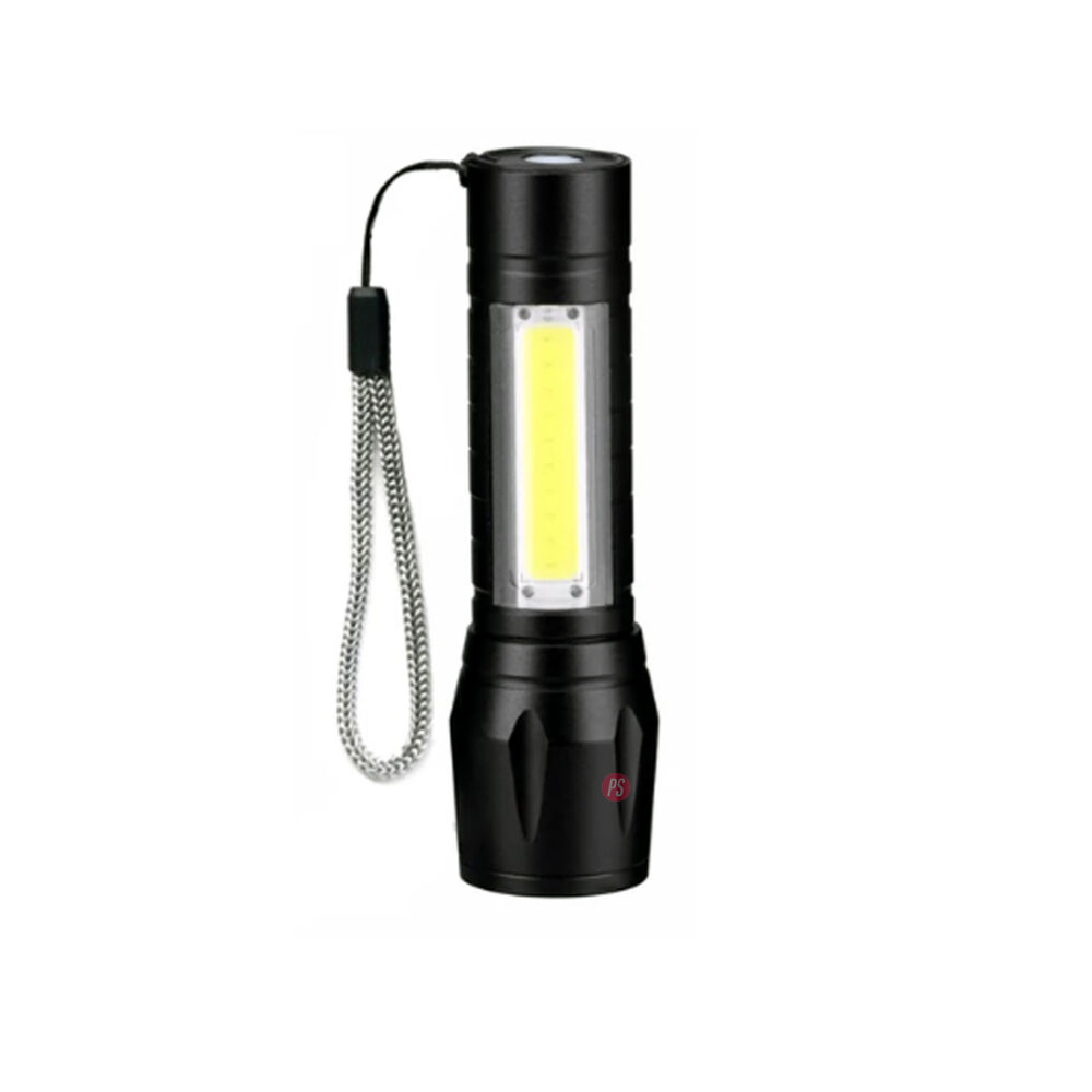 Linterna Led Con Zoom Telescópico 9cms - Ps image number 1.0