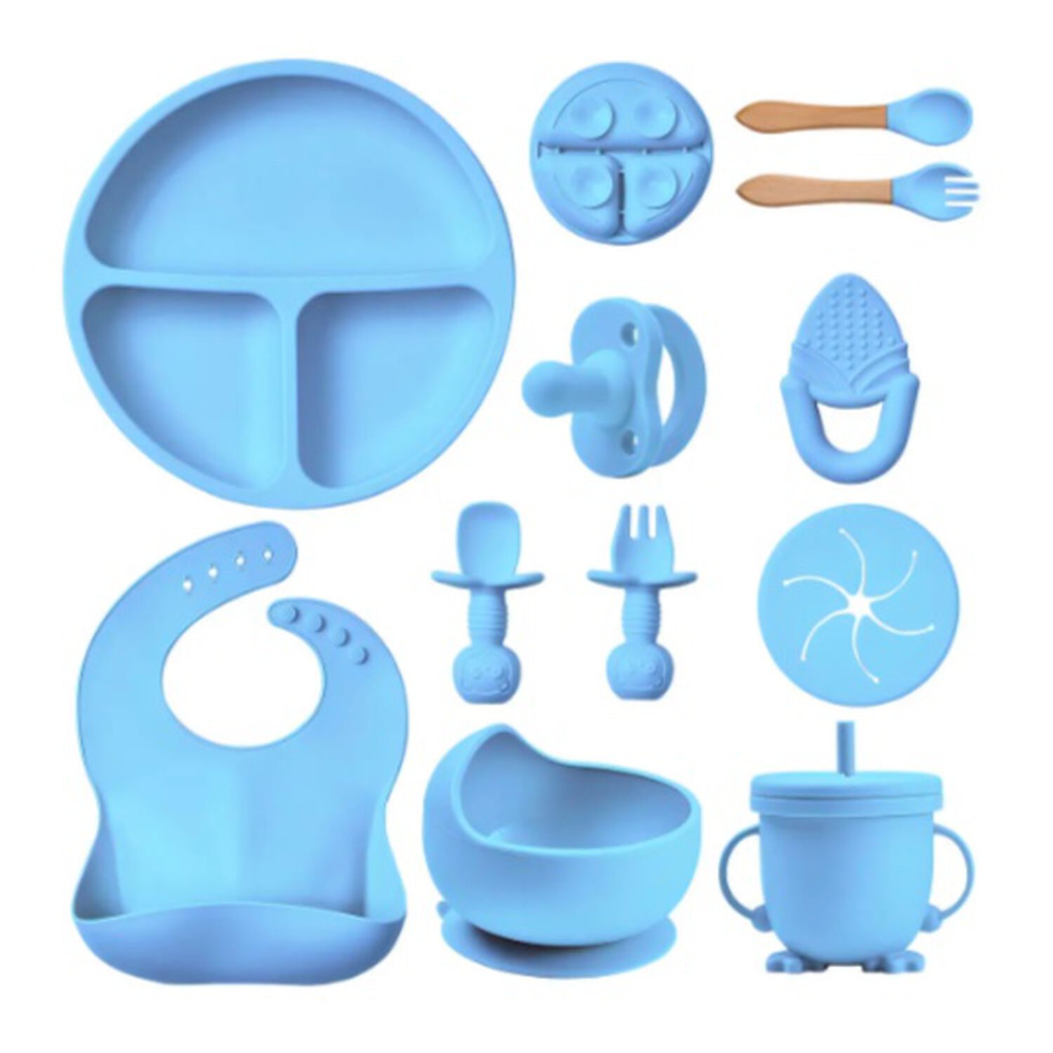 Set De Silicona Alimentacion Bebe image number 0.0