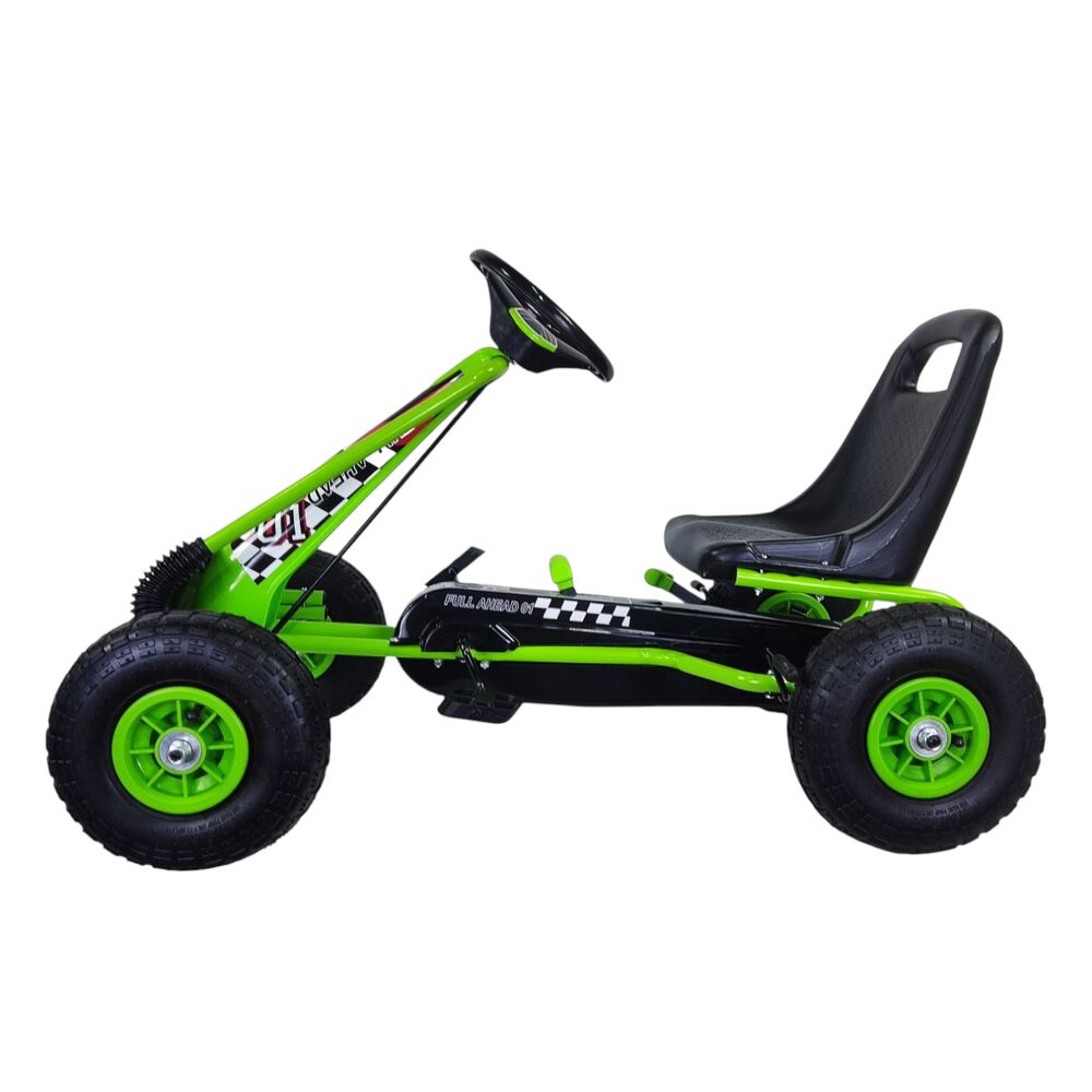 Gokart A Pedales Con Rueda Goma Verde image number 3.0