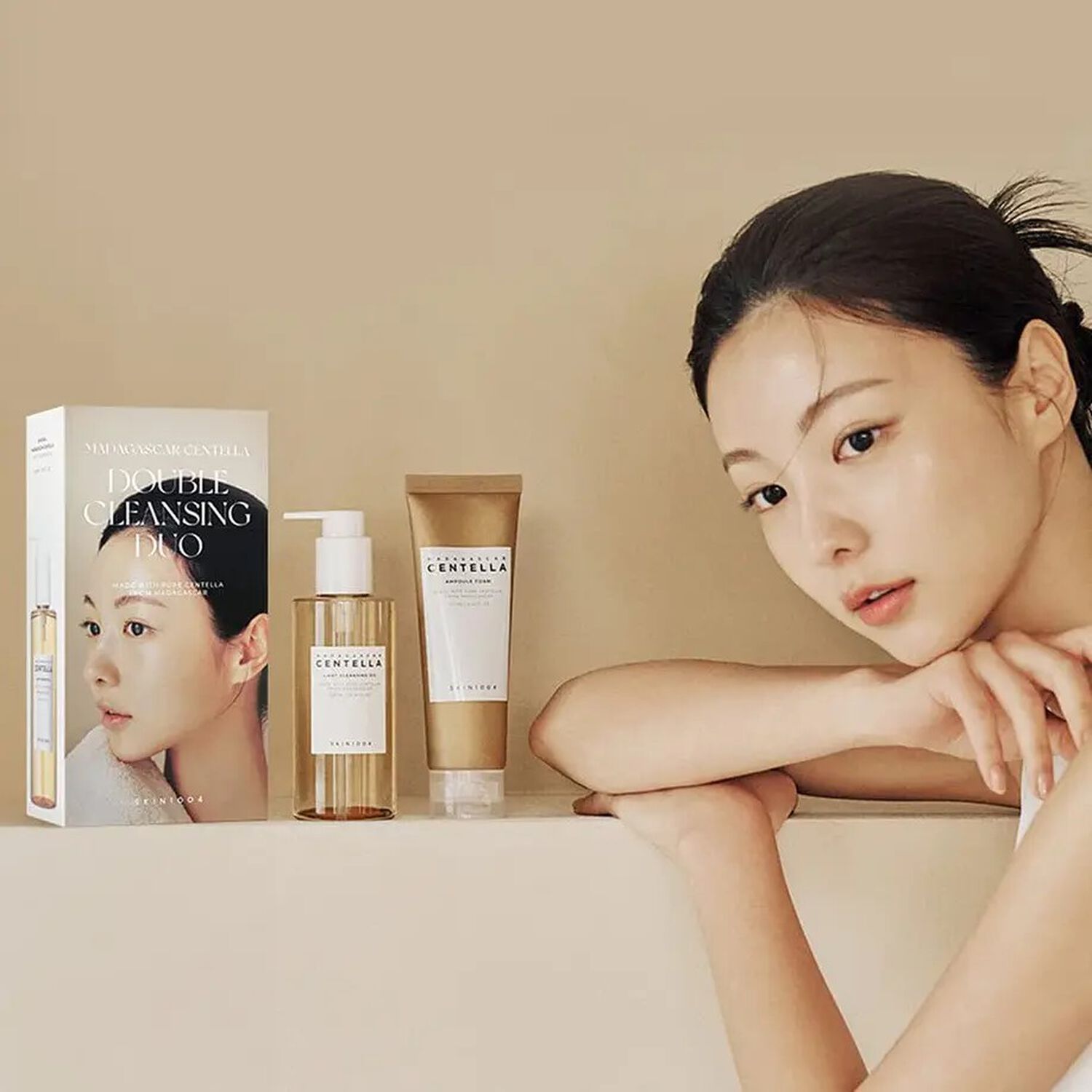 Pack Doble Limpieza Madagascar Centella Double Cleansing Duo (skin1004) - Limpiador Oleoso 200ml + Limpiador En Espuma 125 Ml image number 2.0