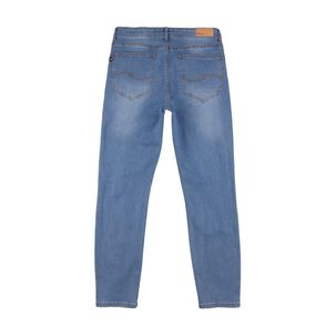 Jeans Básico Tiro Medio Slim Hombre Skuad