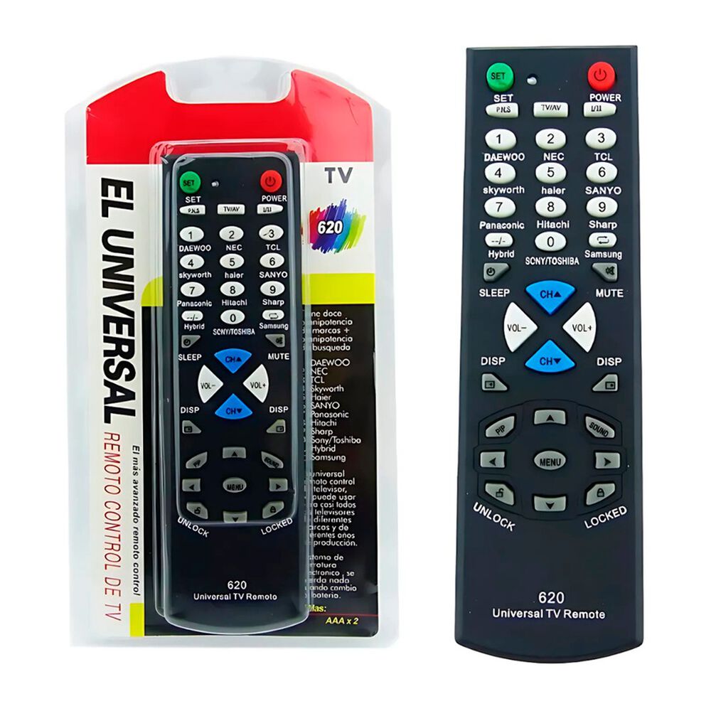 Control Remoto Universal Alternativo Tv Modelo 620 image number 0.0