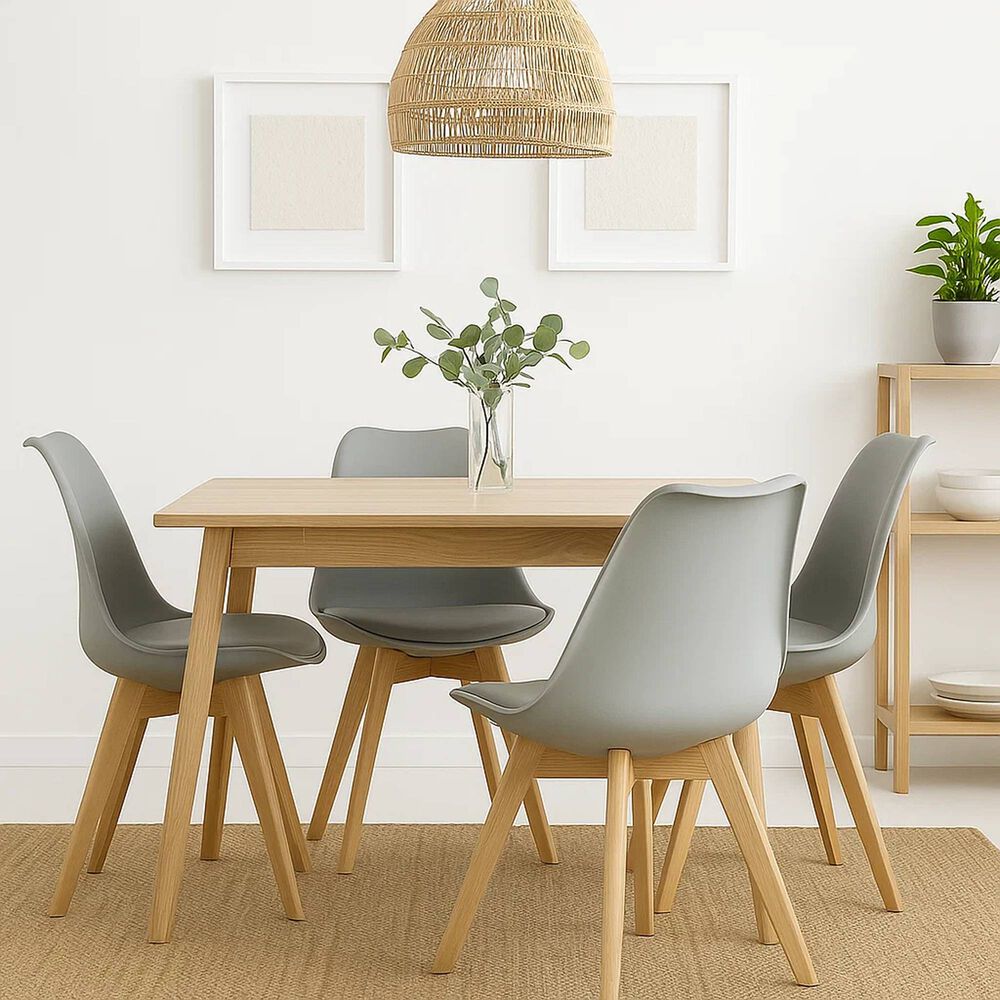 Pack De 4 Sillas Tulip Gris image number 1.0