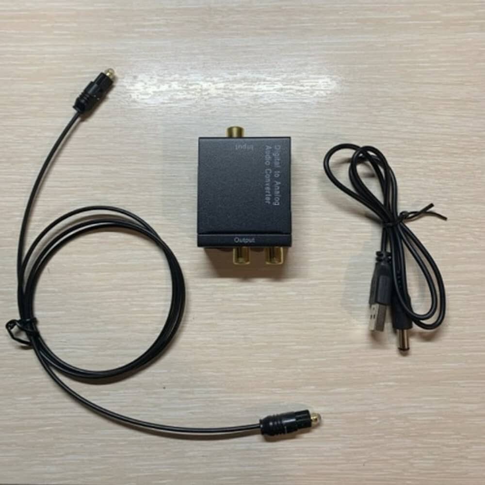 Adaptador Optico A Rca Convertidor Audio Optico Para Tv Amplificador Conversor Rca A Optical image number 5.0