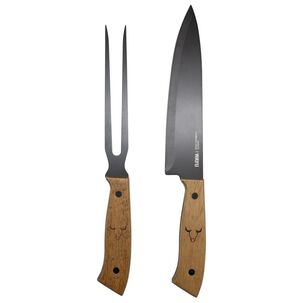 Set De Cuchillos Wayu Tabla Cuchillo Tenedor Prm / 3 Piezas