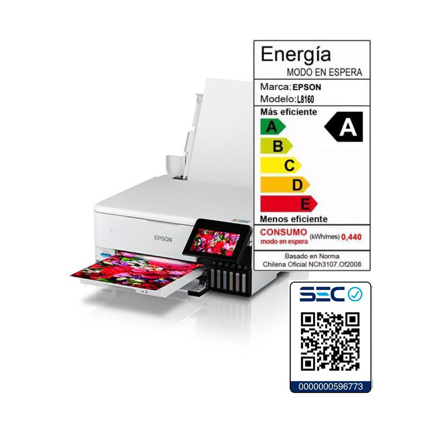 Impresora Multifuncional Epson L8160 image number 9.0