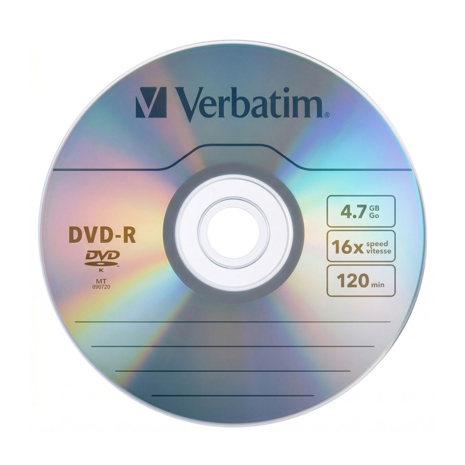 Dvd-r Grabable Verbatim 16x 4.7gb 20 Unidades image number 2.0