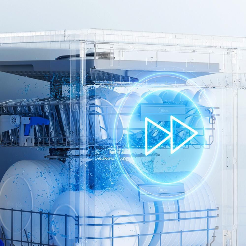 Lavavajilla Midea MDWEF1533GBS / 15 Cubiertos image number 8.0