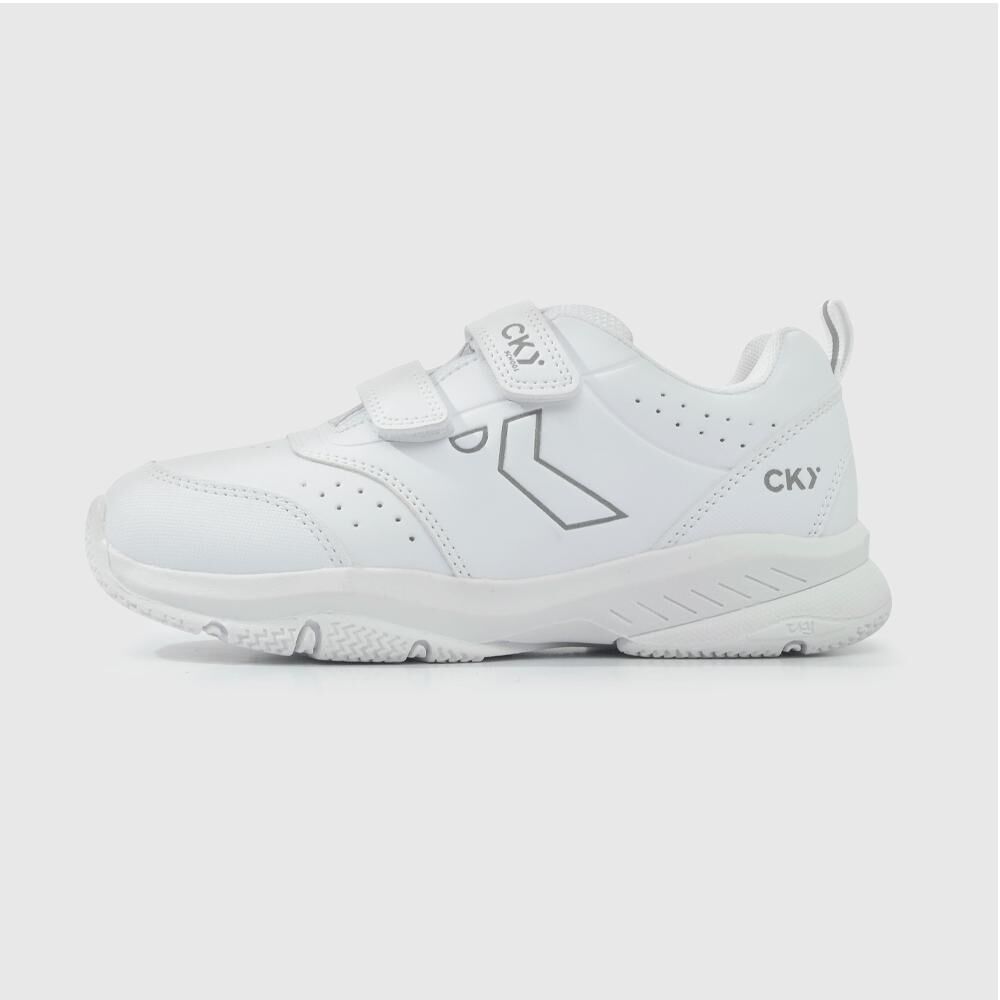 Zapatilla Escolar Unisex Colloky Blanco image number 1.0