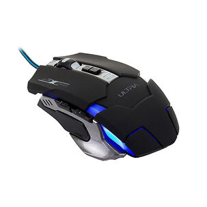 Mouse Alámbrico Ultra X 10 Retro-iluminado Gaming Usb 6 Botones