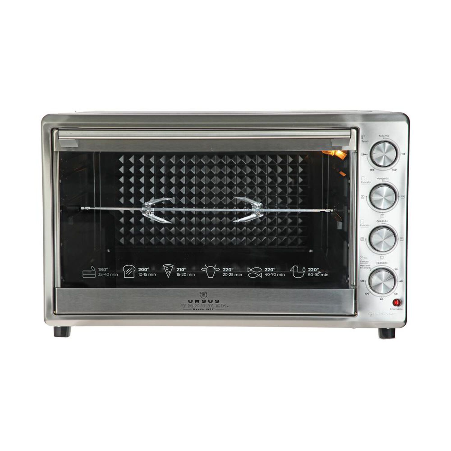 Horno El&eacute;ctrico Ursus Trotter UT-BACKOFEN PRO-I 100L / 100 Litros / 2700W image number 2.0