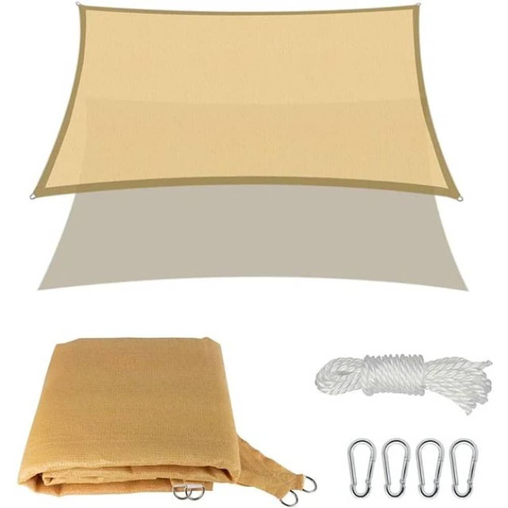 Toldo Vela Sombreadora Malla Sombra 3x4 Rectangular image number 1.0