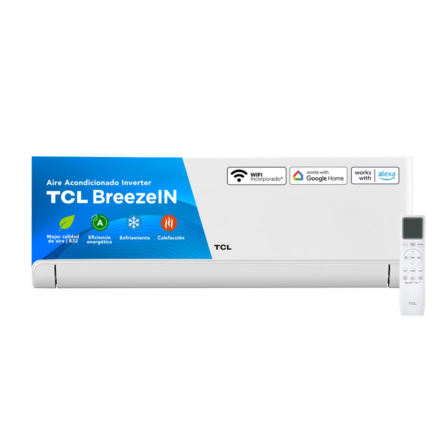 Aire Acondicionado Split 9000btu Inverter Tcl Breezein image number 0.0