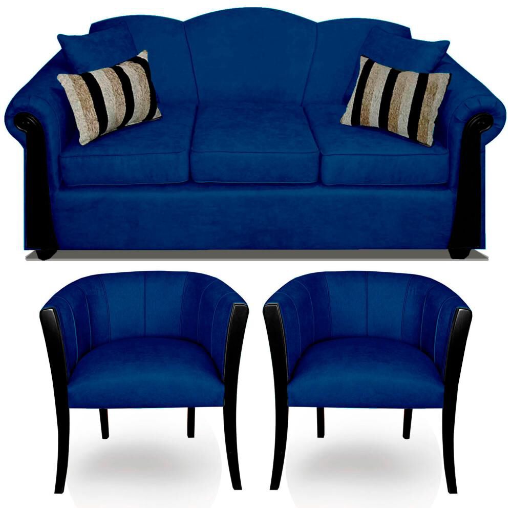 Juego De Living Elegant Detail Michigan 3c+ Sitiales / 5 Cuerpos image number 0.0