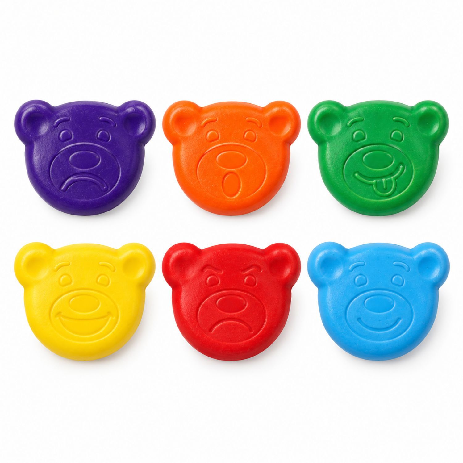 Crayones Carioca Baby Teddy 6 Colores Beb&eacute;s - Ps image number 0.0