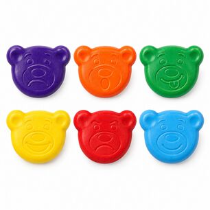 Crayones Carioca Baby Teddy 6 Colores Beb&eacute;s - Ps