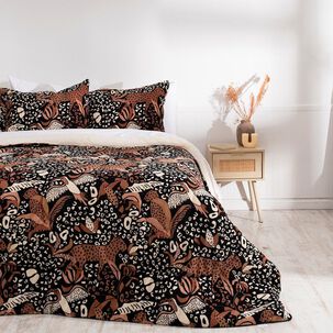 Plumon Coral Print Sherpa 2 Plazas Selva