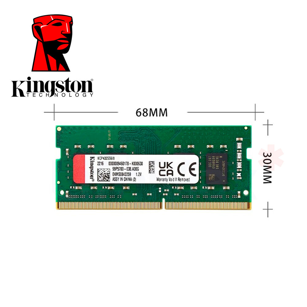 Memoria Ram Notebook Kingston 8gb Ddr4-soddim 3200mhz 1.2v image number 4.0