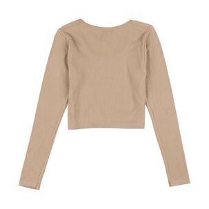 Polera Manga Larga Cuello Redondo Mujer Freedom