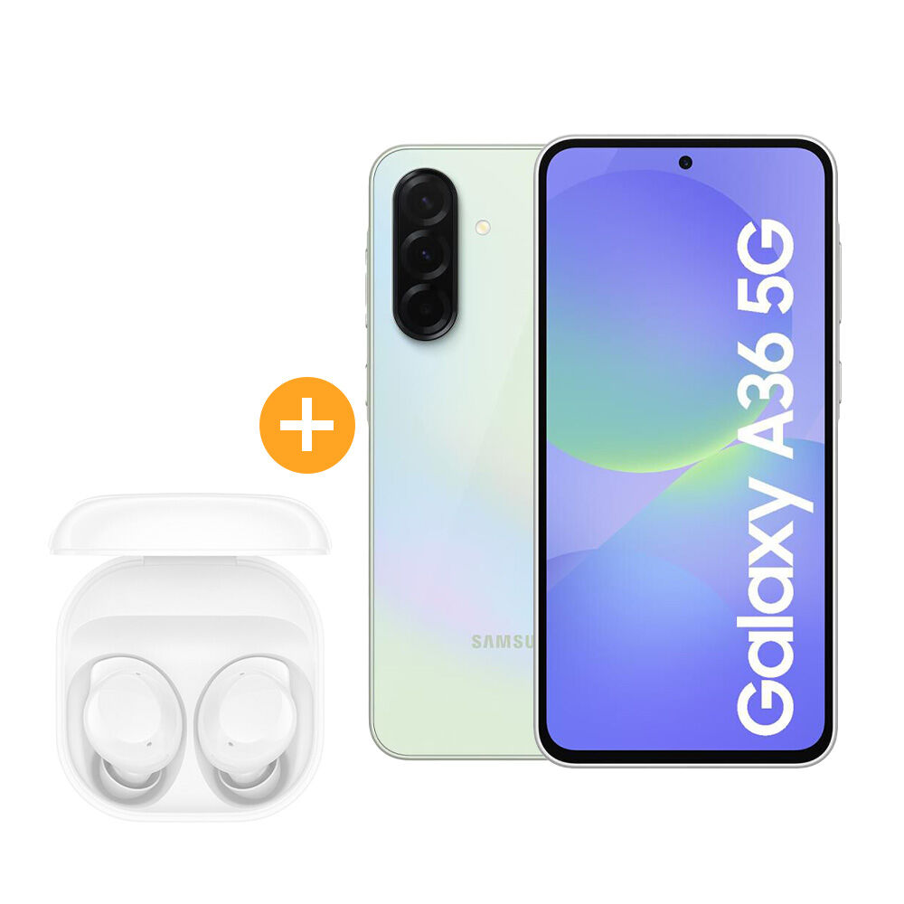 Smartphone Samsung Galaxy A36 Verde Lima / 5G / 128 GB / Liberado  + Audífonos Buds Core Blanco image number 0.0