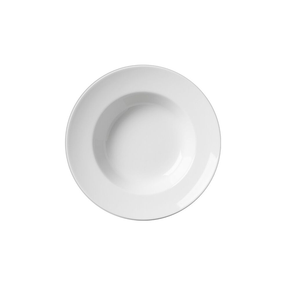 Set De 6 Plato Hondo Borde Grueso Porcelana 23 Cm Linea Tower image number 0.0
