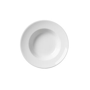 Set De 6 Plato Hondo Borde Grueso Porcelana 23 Cm Linea Tower