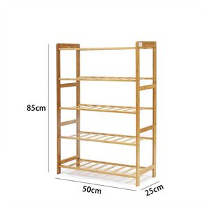 Zapatero Organizador De Zapatos De Madera 5 Pisos