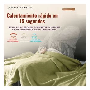Manta Eléctrica Suave Multifuncional Con Calentamiento Rápido