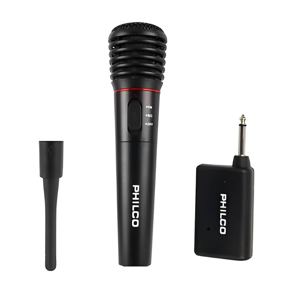 Micr&oacute;fono Inal&aacute;mbrico Vhf Multiprop&oacute;sito Hifi Philco Wm308 image number 2.0